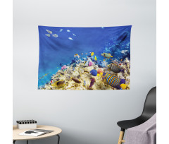 Caribbean Seascape Wide Tapestry