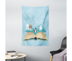 Iglo Eskimo Polar Bear Tapestry