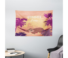 Summer Time Chilling Wide Tapestry