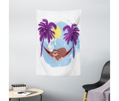 Hammock and Chill Art Tapestry