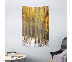 Aspen Tree Woods Scenery Tapestry