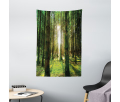 Sunny Day in the Forest Tapestry