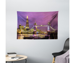 Tower Bridge in London Wide Tapestry