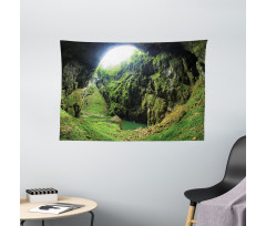Punkevni Cave in Czech Wide Tapestry