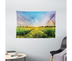Wheat Field Nature Wide Tapestry
