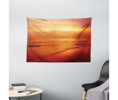 Twilight Karon Beach Wide Tapestry