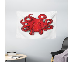 Octopus Animal Marine Wide Tapestry