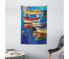 Shore at Warm Sunset Tapestry