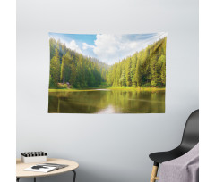 Mountain Hill Landscape Wide Tapestry