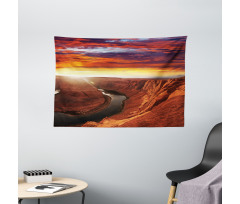 Mystic Cliff Wide Tapestry