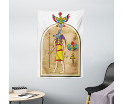 Anubis Ancient Myth Tapestry