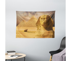 Sphinx Old Face Wide Tapestry