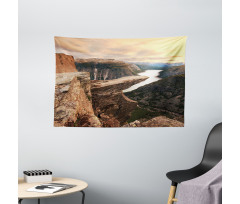 River Canyon Norway Wide Tapestry