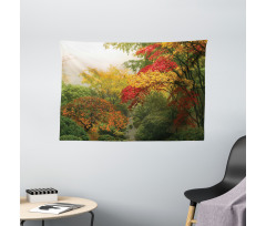 Portland Japan Garden Wide Tapestry