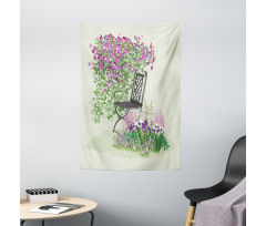 Flowers Blooming Garden Tapestry