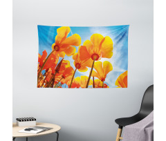 Petals Tilt Shot and Sky Wide Tapestry