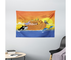 Myth Creatures in Sea Wide Tapestry