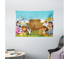 Mythical Animals Ark Wide Tapestry