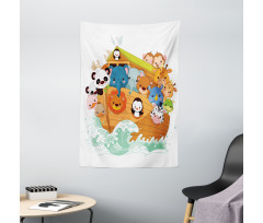 Colorful Ark Lions Tapestry