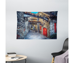 Old Stone House Town Wide Tapestry