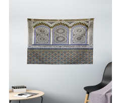 Colorful Old Ottoman Wide Tapestry
