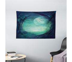 Spooky Valley in Woods Wide Tapestry
