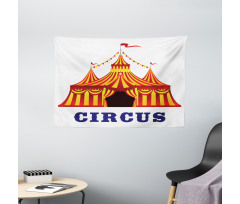 Old Fashioned Retro Tent Wide Tapestry