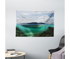 Misty Atlantic Ocean Wide Tapestry