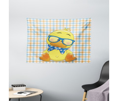 Hipster Boho Cool Duck Wide Tapestry
