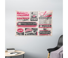 News Magazine Design Wide Tapestry