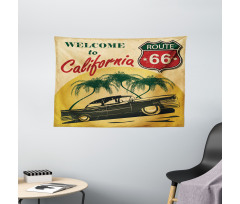 California Advertising Wide Tapestry