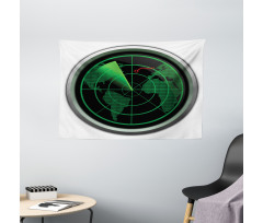 Plane Flight Screen Wide Tapestry