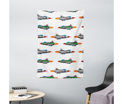 Jets Aviation Design Tapestry