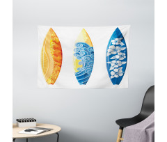 Surf Fun Water Sports Wide Tapestry