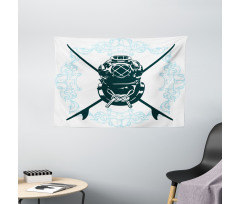 Odd Myst Surf Sign Wide Tapestry