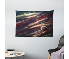Nebula Planet Cloud Wide Tapestry
