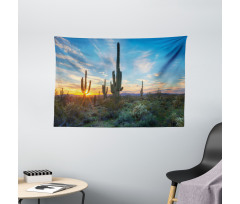 Cactus Noon Wide Tapestry