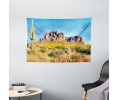 Blooming Mountain Wide Tapestry