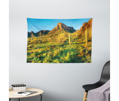 Picacho Peak and Sun Wide Tapestry