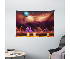 River Mars with Nebula Wide Tapestry
