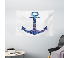 Anchor Image Sea Marine Wide Tapestry