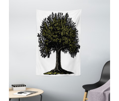 Digital Fruit Tree Tapestry