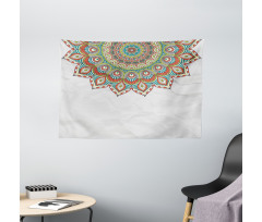 Mystic Mandala Wide Tapestry