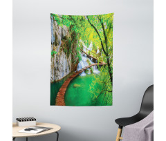 Cascade Trees Greenery Tapestry