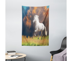 Andalusian Horse Dusk Tapestry