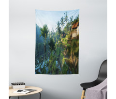 Palm Trees Morning Tapestry