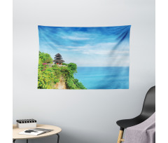 Seacoast in Summer Wide Tapestry