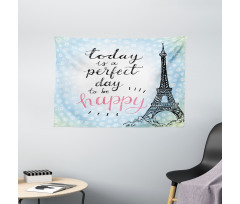 Sketch Perfect Day Wide Tapestry
