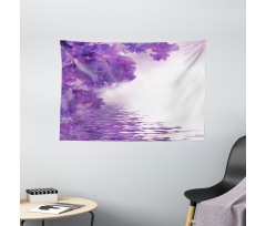 Iris Petals Wide Tapestry