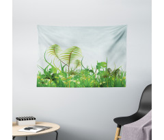 Plant Summer Garden Wide Tapestry